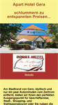 Mobile Screenshot of gera-hotel.com