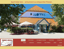Tablet Screenshot of gera-hotel.com